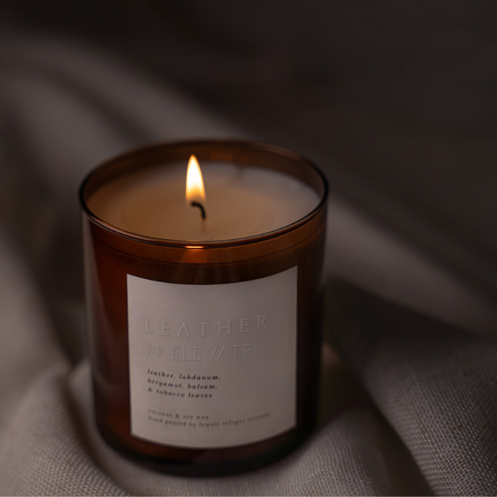 Leather by Elevate | Candle