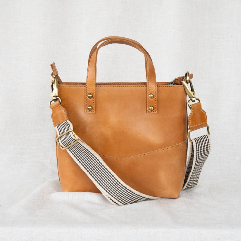 Mini Tote Crossbody by Elevate with Woven Strap