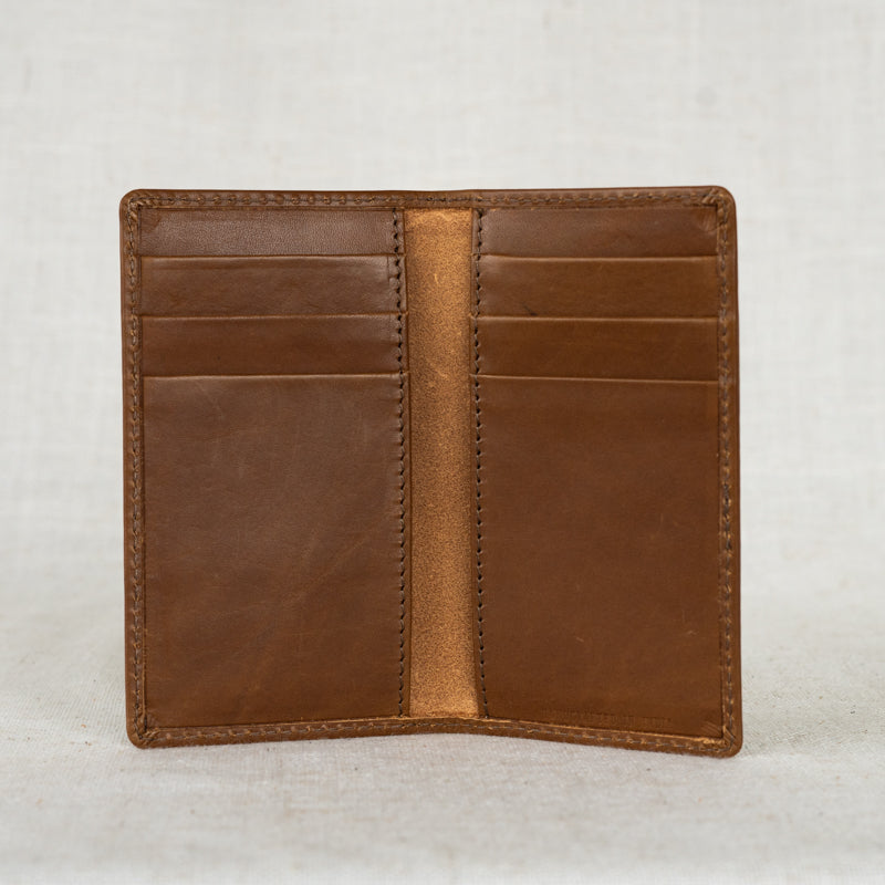 Vertical Wallet by Elevate in chestnut