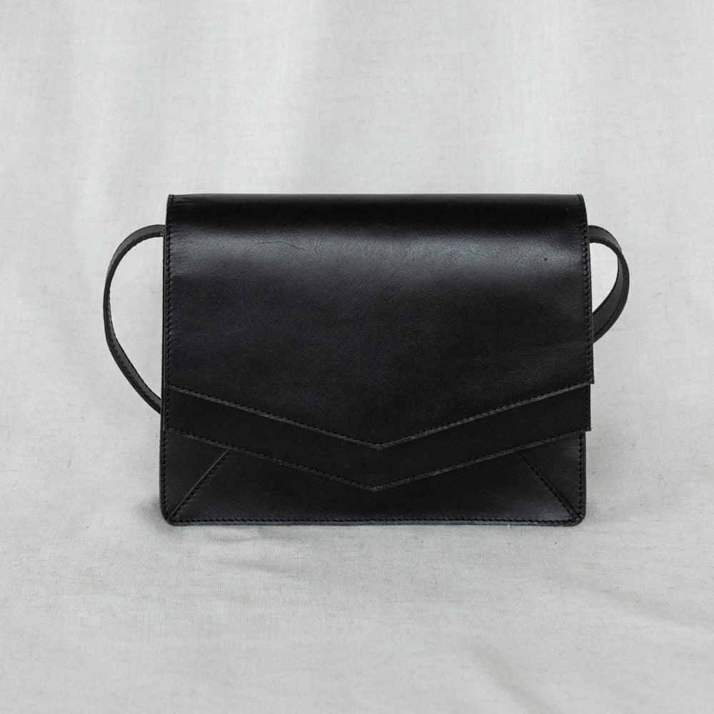 Black Elevate Crossbody on white